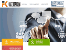 Tablet Screenshot of faturakom.com